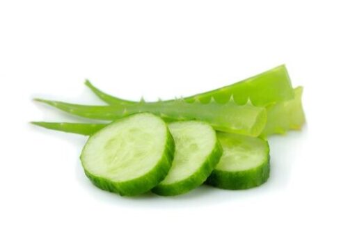 aloe vera & cucumber as natural bleach