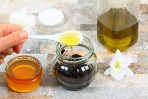 olive oil and honey hair mask for colored hair