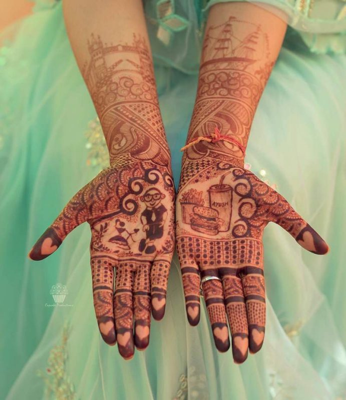 35+ Trendy and Beautiful Bridal Mehndi Designs - Tikli