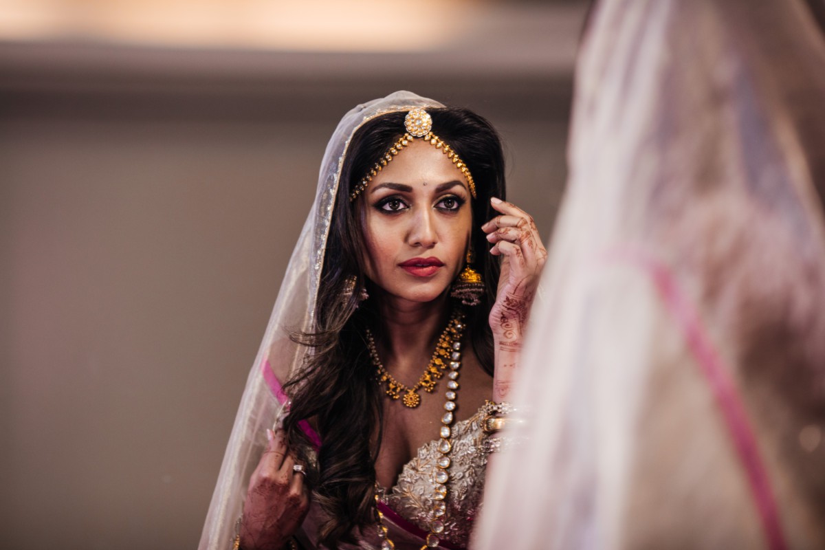 Get The Right Syncing Between Wedding Veil And Hairstyle  Skulpt Wedding   Bridal Makeup in Chennai