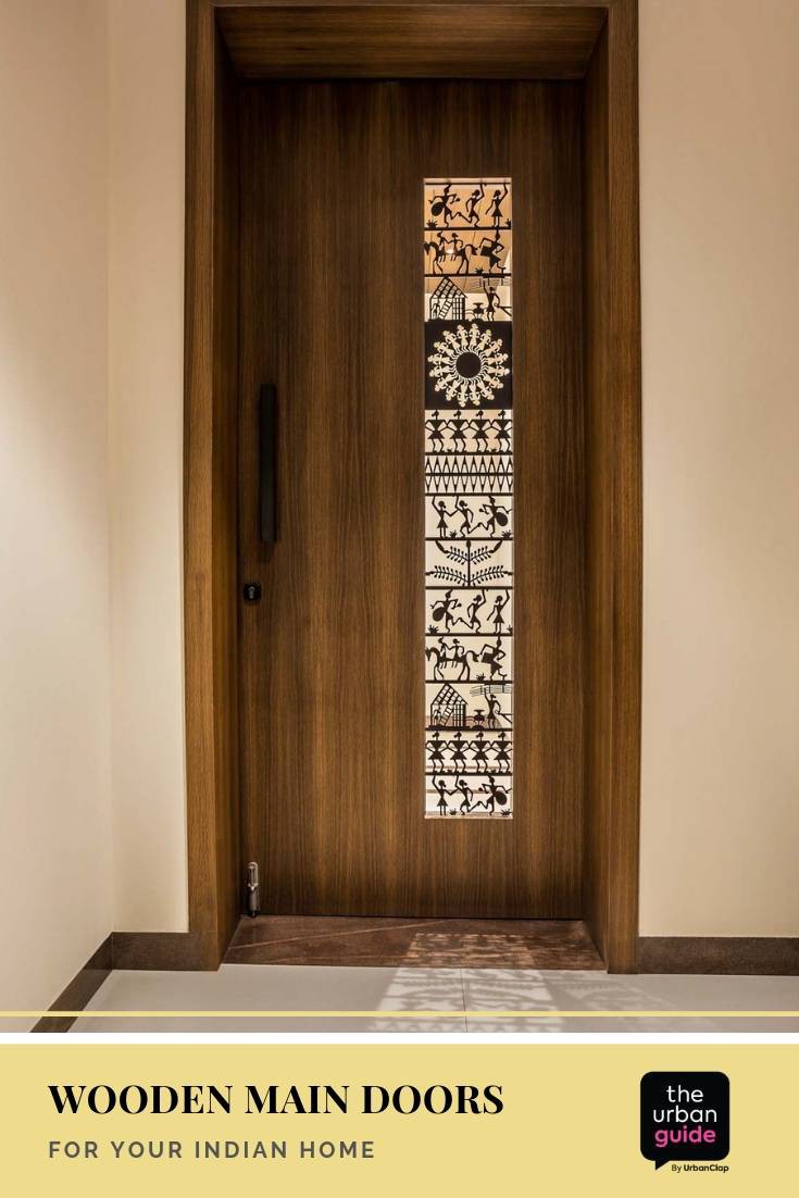 simple wooden front door designs