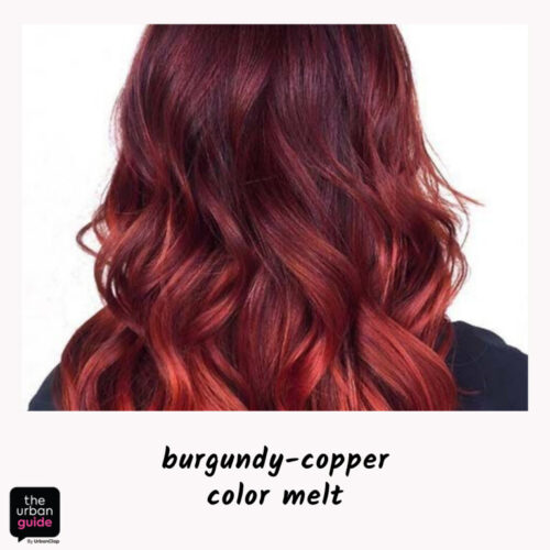 copper red highlights indian skin
