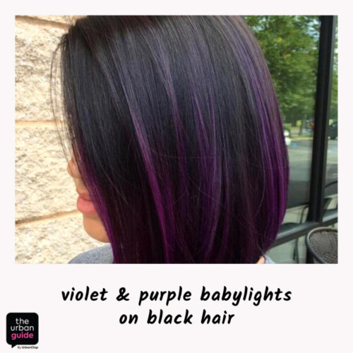 violet babylights burgundy highlights