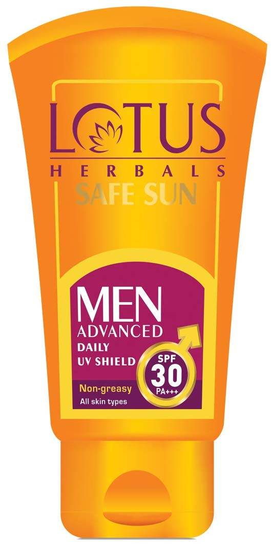 Lotus Herbals Safe Sun Men Advanced Daily UV Shield SPF 30
