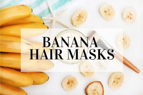 Hair mask with banana, egg and olive oil