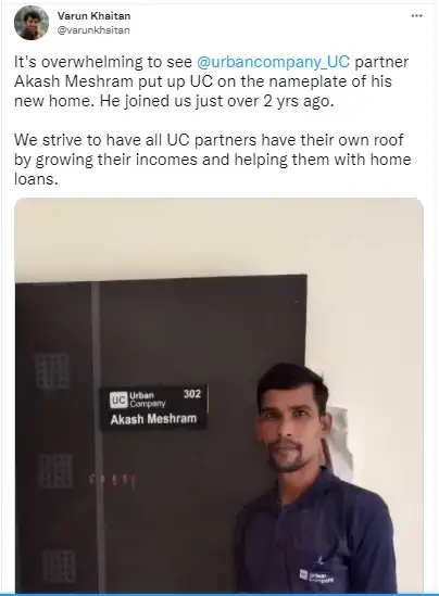 UC Partner Akash Meshram proud home owner