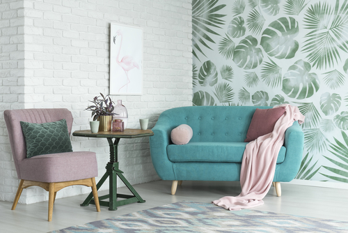 Wallpaper designs for living room - Urban Company