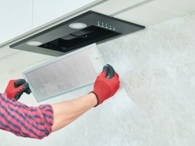 how to clean kitchen chimney