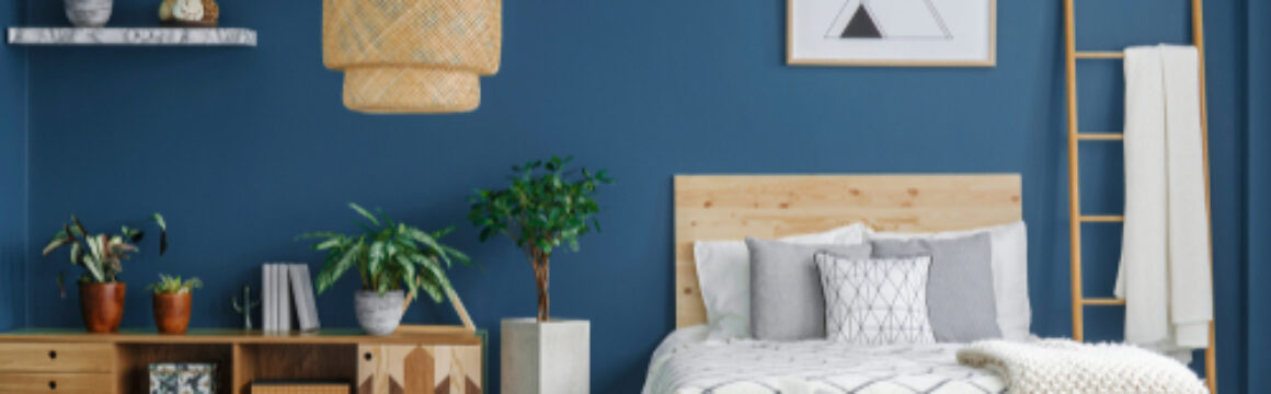 blue wall colour combinations