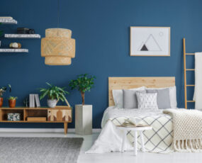 blue wall colour combinations