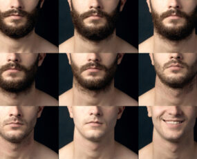 Beard styling for men